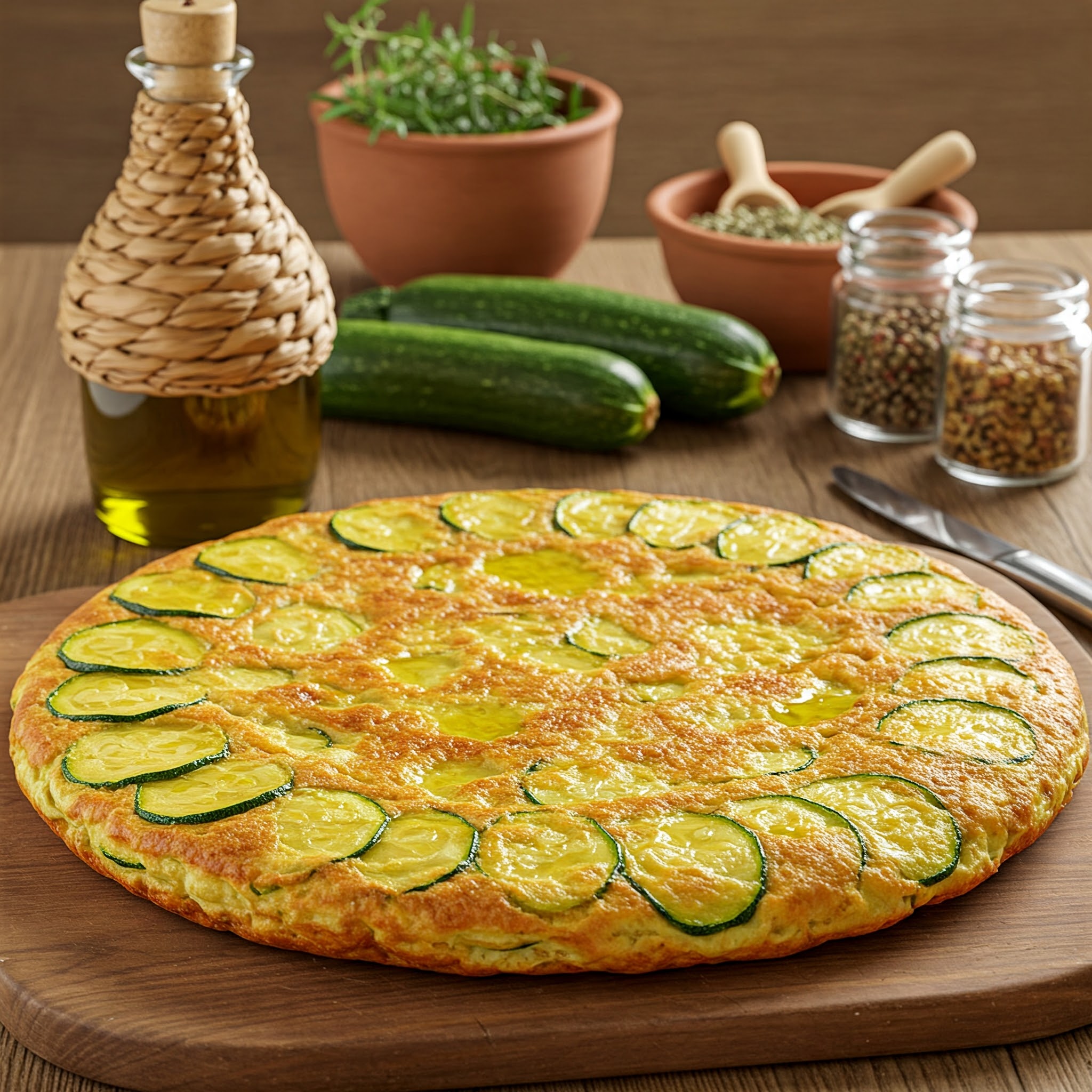 Vegan Scarpaccia Recipe: Easy Tuscan Zucchini Flatbread Vegan Scarpaccia Recipe